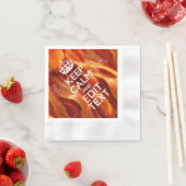 Personaliseer dit met Keep Calm en Sizzling Bacon Servet (Insitu)