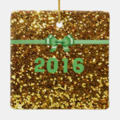 Personaliseer dit Schattigee kerst Lijst Ornament (Achterkant)