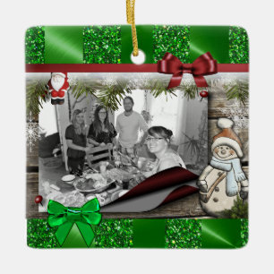 Personaliseer dit Schattigee kerst Lijst Ornament