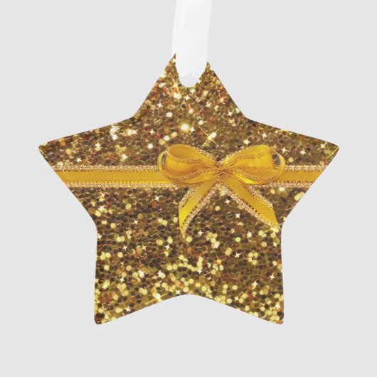 Personaliseer dit Star Shaped kerstversiering Ornament (achterkant)