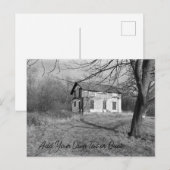 Personaliseer dit Verlaten Huis in de Bossen Briefkaart (Voorkant / Achterkant)