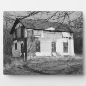 Personaliseer dit Verlaten Huis in de Bossen Fotoplaat (Voorkant)
