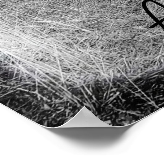 Personaliseer dit Verlaten Huis in de Bossen Poster (Hoek)