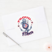 Personaliseer Dog Label Trots U.S. Coast Guard Mam (Envelop)