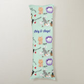 Personaliseer Doggie Love Child Body Kussen (Voorkant Verticaal)