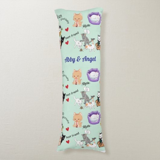 Personaliseer Doggie Love Child Body Kussen (Voorkant Verticaal)