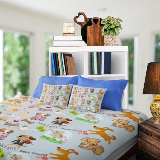 Personaliseer Doggie Love Fleece Deken