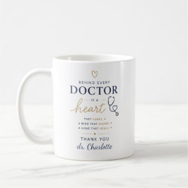 Personaliseer Dokter waarderingsgeschenk | Dank je Koffiemok