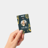Personaliseer Donkergroene Brouwerij Thema Badge (Handheld)