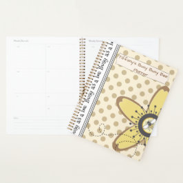 Personaliseer Drukke Bijenplanner Planner