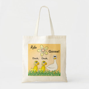 Personaliseer Duck, Duck, Goose Overnight Tote Bag