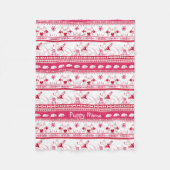 Personaliseer Duitse herdershandleiding Dog Tale R Fleece Deken (Voorkant)