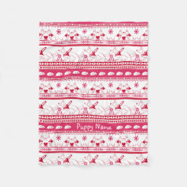 Personaliseer Duitse herdershandleiding Dog Tale R Fleece Deken