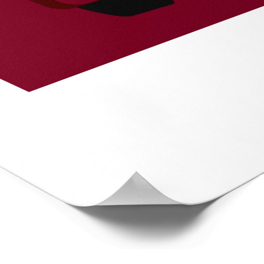 Personaliseer  Edinburgh Double Decker bus Po Poster (Hoek)