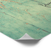 personaliseer een aangepast poster een favoriete o (Hoek)