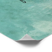 personaliseer een aangepast poster een favoriete o (Hoek)