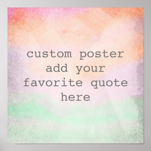 personaliseer een aangepast poster om uw eigen off (Voorkant)