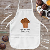 Personaliseer een Mini Choc Chip Muffin-afbeelding Kinder Schort