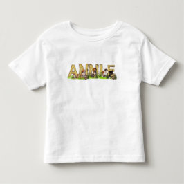 Personaliseer een shirt van T met naaminitialen