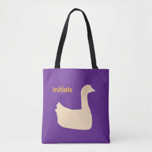 Personaliseer Eend Thema  Tote Bag