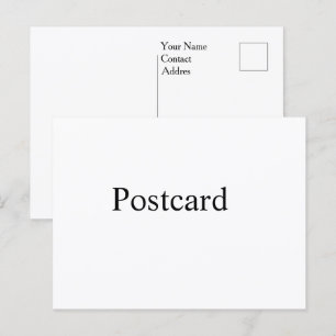 personaliseer eenvoudig aangepast Basis Halve Glan Briefkaart