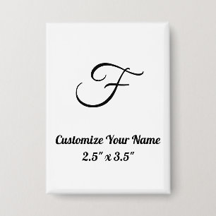Personaliseer eenvoudig aangepaste 2,5" x 3,5" Rec Button