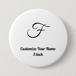 Personaliseer eenvoudig aangepaste 3 inch Rond Ronde Button 7,6 Cm