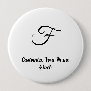 Personaliseer eenvoudig aangepaste 4 inch Ronde Button 4,0 Cm