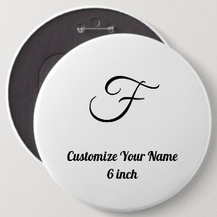 Personaliseer eenvoudig aangepaste 6 inch Rond Ronde Button 6,0 Cm