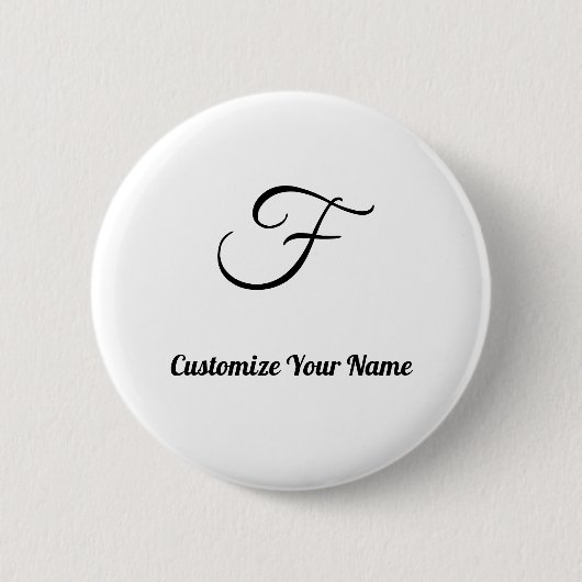 Personaliseer eenvoudig aangepaste ronde van 2,25 button 5,7 cm (Voorkant)