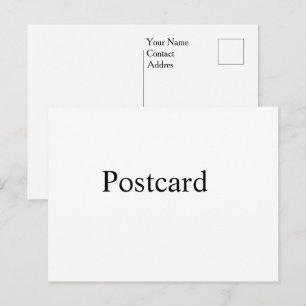 personaliseer eenvoudige aangepaste Signature Matt Briefkaart