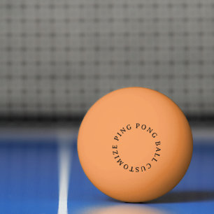 personaliseer eenvoudige aangepaste sporten Drie S Pingpongbal