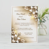 Personaliseer eenvoudige minimalistische wiede uit kaart (Staand voorkant)