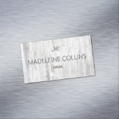 Personaliseer Eenvoudige Professionele houten korr Magnetisch Visitekaartje (Voorbeeld)