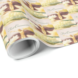 Personaliseer, Eerste Communie Felicitaties Cadeaupapier