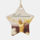 Personaliseer, Eerste Communie Felicitaties Keramisch Ornament (Rechts)