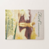 Personaliseer, Eerste Communie Felicitaties Legpuzzel (Horizontaal)