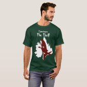Personaliseer Ervaar de Thrill Shark Quote T-shirt (Voorkant volledig)