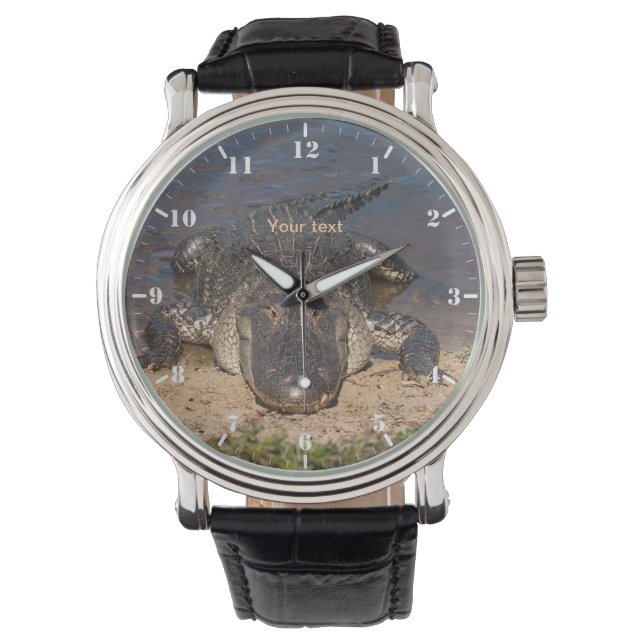 Personaliseer Face to Face met de Alligator Horloge (Voorkant)