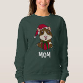 Personaliseer Familie Kerst Guinea Pig Mom Trui (Voorkant)