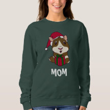Personaliseer Familie Kerst Guinea Pig Mom