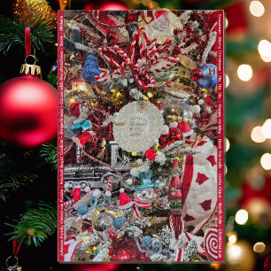 Personaliseer familienaam Kerstcadeau Moeilijk Legpuzzel