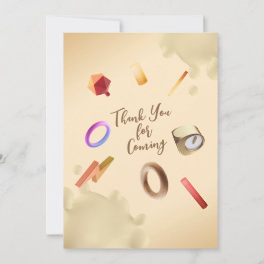 Personaliseer fancy afgestudeerden kaart (Achterkant)