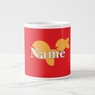 Personaliseer Fish Red Grote Koffiekop