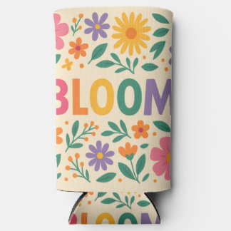 Personaliseer Floral BLOOM Design koelers Seltzer Blikjeskoeler