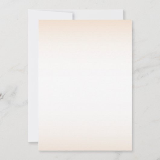 Personaliseer Floral bruiloft uitnodiging (Achterkant)