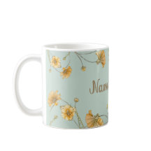 Personaliseer Floral Coffee Tea Cup Mok
