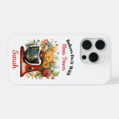 Personaliseer | Flour Power iPhone 15 Pro Hoesje (Achterkant horizontaal)