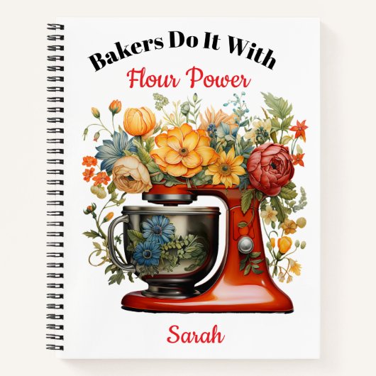 Personaliseer | Flour Power Journal  Notitieboek (Voorkant)
