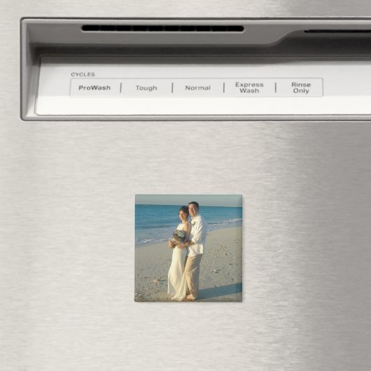 PERSONALISEER FOTO BEWAAR DE DATUM MAGNEET (Insitu (Vaatwasser))